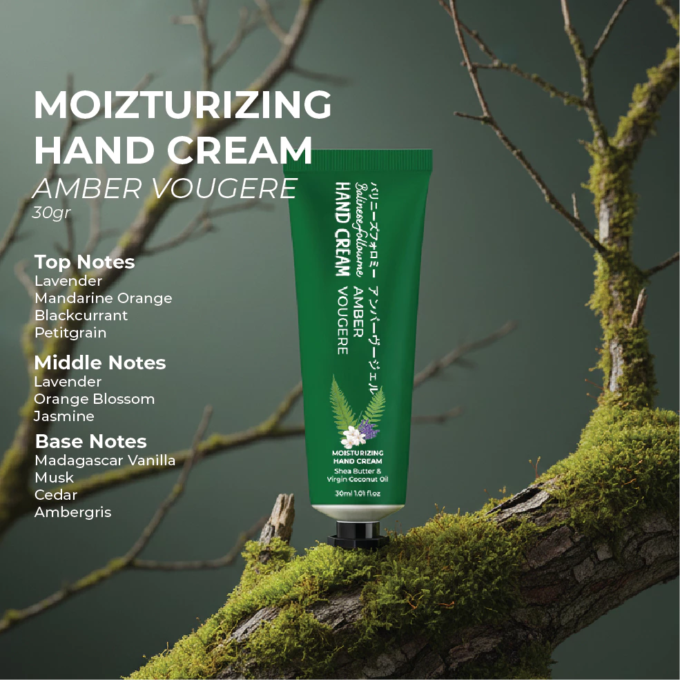 Hand Cream Amber Vougere detail